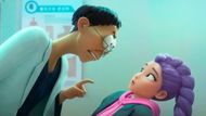 Rumi and the Fake Doctor in KPop Demon Hunters | Image via Netflix